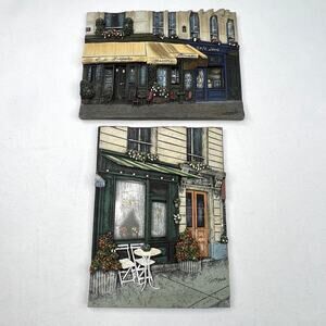 2 Scott Steele 3D Cafe Wall Art Plaques